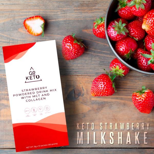 Keto Strawberry Milkshake